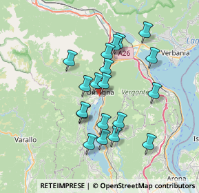 Mappa Via al Poggio, 28887 Omegna VB, Italia (6.24421)