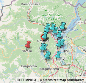 Mappa Via al Poggio, 28887 Omegna VB, Italia (9.7415)