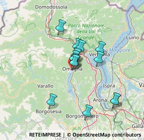 Mappa Via al Poggio, 28887 Omegna VB, Italia (10.66)