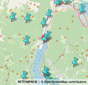 Mappa Via al Poggio, 28887 Omegna VB, Italia (5.865)