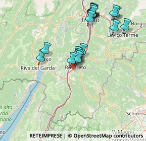 Mappa SS 12, 38068 Rovereto TN (15.277)