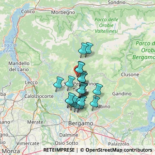 Mappa Via Gaetano Donizetti, 24015 San Giovanni Bianco BG, Italia (9.9615)