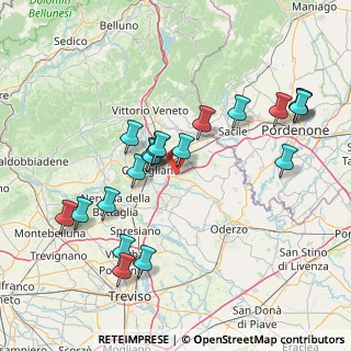Mappa Via Calmaor, 31020 San Vendemiano TV, Italia (15.6295)