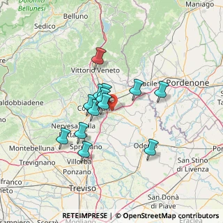 Mappa Via Calmaor, 31020 San Vendemiano TV, Italia (10.54462)