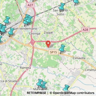 Mappa Via Calmaor, 31020 San Vendemiano TV, Italia (3.873)