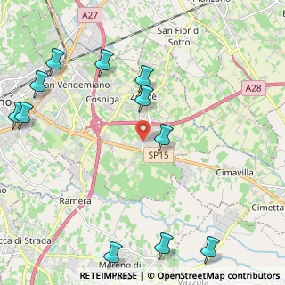 Mappa Via Calmaor, 31020 San Vendemiano TV, Italia (2.84455)