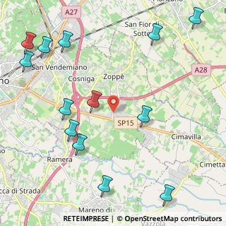 Mappa Via Calmaor, 31020 San Vendemiano TV, Italia (2.81769)