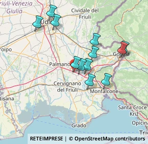 Mappa Aiello Del Friuli Via Marconi Fronte, 33041 Aiello del Friuli UD, Italia (13.09583)