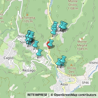 Mappa Via Provinciale, 22033 Asso CO, Italia (0.848)