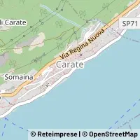 Map Carate Urio