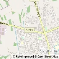 Map Rivignano Teor