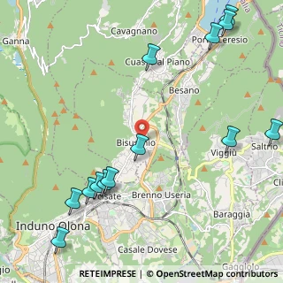 Mappa 21050 Bisuschio VA, Italia (2.83692)