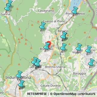 Mappa 21050 Bisuschio VA, Italia (2.84235)