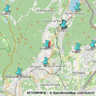 Mappa 21050 Bisuschio VA, Italia (3.12308)