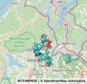 Mappa 21050 Bisuschio VA, Italia (5.95917)