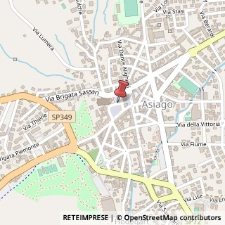 Mappa Piazza Giovanni Carli, 36012 Asiago VI, Italia, 36012 Asiago, Vicenza (Veneto)