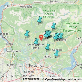 Mappa Via Dante Alighieri, 24017 Serina BG, Italia (9.82857)