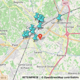Mappa Via San Francesco D'Assisi, 31015 Conegliano TV, Italia (1.59636)