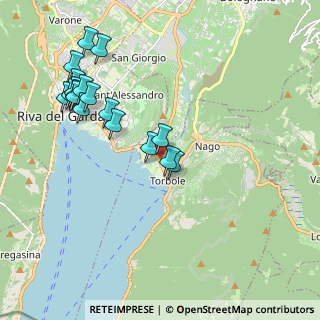 Mappa Via Alle Peschére, 38069 Nago-torbole TN, Italia (2.13556)