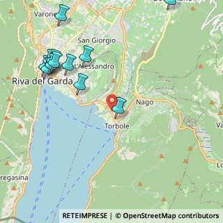 Mappa Via Alle Peschére, 38069 Nago-torbole TN, Italia (2.60333)