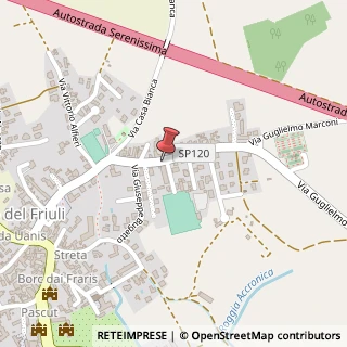 Mappa Via G. Marconi, 24, 33041 Aiello del Friuli, Udine (Friuli-Venezia Giulia)