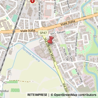 Mappa Via manin daniele 25, 31015 Conegliano, Treviso (Veneto)