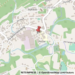Mappa Via Cadario Valentino, 4, 21032 Caravate, Varese (Lombardia)