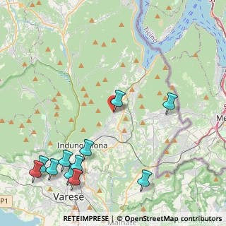 Mappa Viale Rimembranze, 21050 Bisuschio VA, Italia (5.64273)