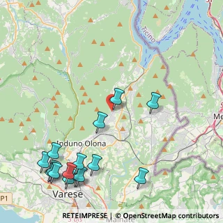 Mappa Viale Rimembranze, 21050 Bisuschio VA, Italia (5.57533)