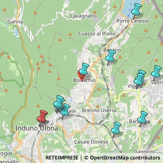 Mappa Viale Rimembranze, 21050 Bisuschio VA, Italia (2.74692)