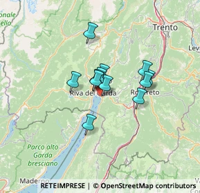 Mappa Foci del Sarca, 38069 Nago-torbole TN, Italia (8.56333)