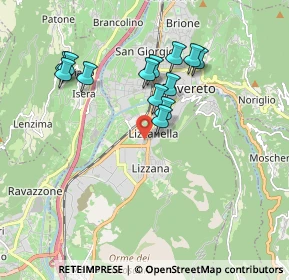 Mappa Via Benacense II, 38068 Rovereto TN, Italia (1.65231)