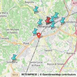 Mappa Via Volturno, 31015 Conegliano TV, Italia (2.12455)