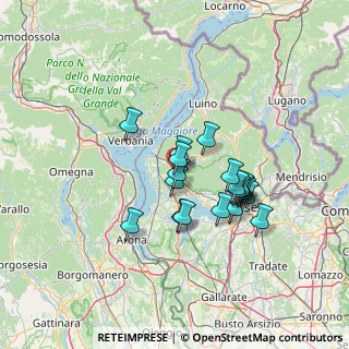 Mappa Via Isonzo, 21036 Gemonio VA, Italia (10.91684)