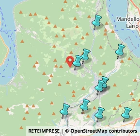 Mappa Via ai Monti, 22030 Caglio CO, Italia (4.64636)