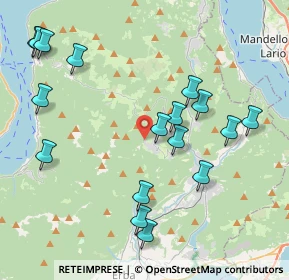 Mappa Via ai Monti, 22030 Caglio CO, Italia (4.51471)