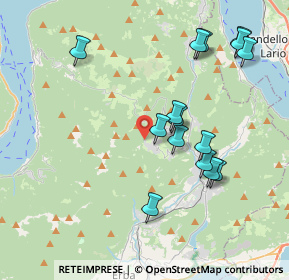 Mappa Via ai Monti, 22030 Caglio CO, Italia (3.988)