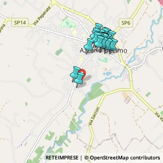 Mappa Via Vincenzo Bellini, 33082 Azzano Decimo PN, Italia (0.916)