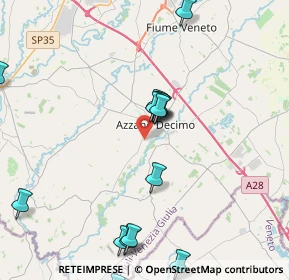 Mappa Via Vincenzo Bellini, 33082 Azzano Decimo PN, Italia (5.63)