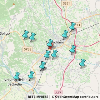 Mappa Via Calatafimi, 31015 Conegliano TV, Italia (3.98923)