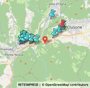 Mappa Unnamed Road, 24023 Clusone BG, Italia (1.707)