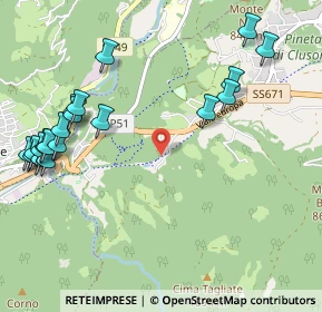 Mappa Unnamed Road, 24023 Clusone BG, Italia (1.289)