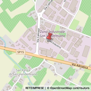 Mappa Via dell' Industria, 10, 31020 San Vendemiano, Treviso (Veneto)