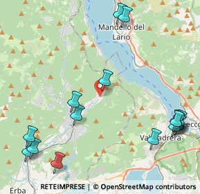 Mappa Via Alessandro Volta, 22039 Valbrona CO, Italia (5.60688)