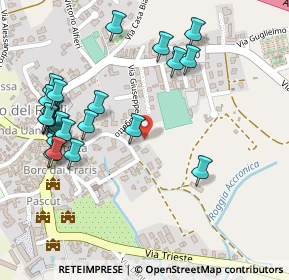 Mappa Via Gioacchino Rossini, 33041 Aiello del Friuli UD, Italia (0.272)