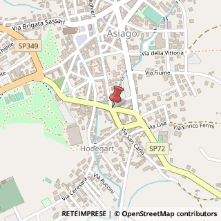 Mappa Via Cavour,  8, 36012 Asiago, Vicenza (Veneto)