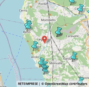 Mappa Via Trento, 21038 Leggiuno VA, Italia (3.2365)