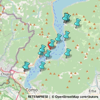 Mappa Via Santa Marta, 22010 Carate Urio CO, Italia (3.585)