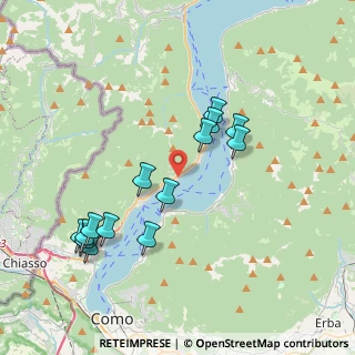 Mappa Via Santa Marta, 22010 Carate Urio CO, Italia (3.92)