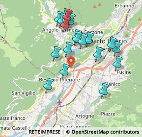 Mappa Via Cassiano Serventi, 25047 Darfo Boario Terme BS, Italia (1.804)